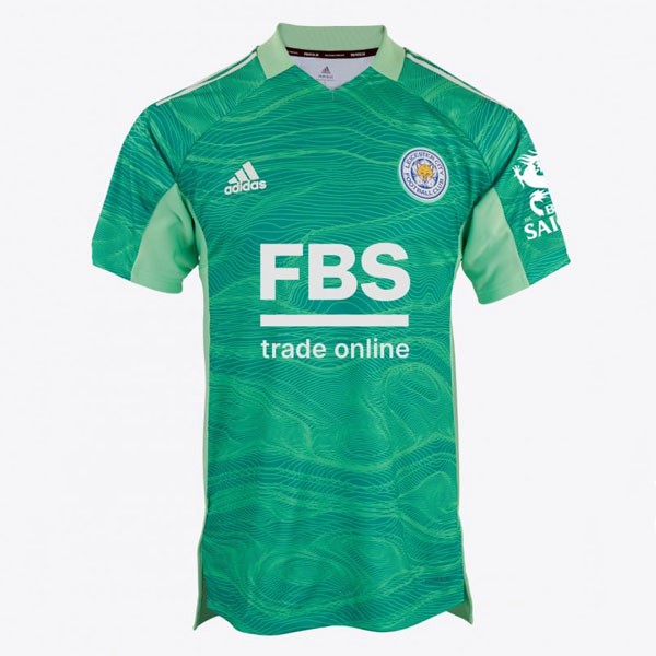 Thailande Maillot Football Leicester City Gardien 2021-22 Vert